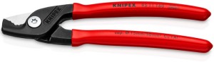 Nożyce do kabli długość 160 mm powłoka z tworzywa sztucznego KNIPEX