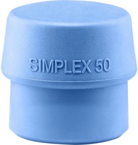 Końcówka do młotka z miękkim bijakiem SIMPLEX śred. głowicy 50 mm TPE-soft niebi