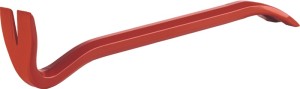 Łom do wyciągania gwoździ długość całkowita 270 mm ośmiokąt 12 mm malowane prosz