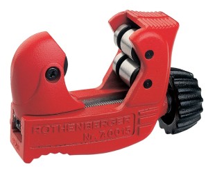 Obcinak do rur miedzianych MINI MAX 3-28 mm długość 50 mm Cu, Ms, AL, cienkośc.