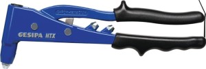 Nitownica ręczna NTX-F długość 260 mm zakres roboczy 2,4–5 mm ze sprężyną otwier