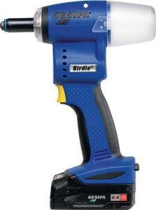 Nitownica akum. do nitów zrywalnych Birdie® 7-częśc. 10000 N L-Boxx GESIPA