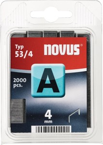 Zszywka z cienkiego drutu typ A 53 szerokość klamry 11,3 mm 4 mm 0,75 mm - 2000