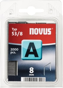 Zszywka z cienkiego drutu typ A 53 szerokość klamry 11,3 mm 8 mm 0,75 mm - 2000