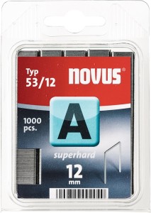 Zszywka z cienkiego drutu typ A 53 szerokość klamry 11,3 mm 12 mm 0,75 mm szczeg