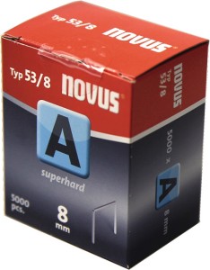 Zszywka z cienkiego drutu typ A 53 szerokość klamry 11,3 mm 8 mm 0,75 mm szczegó