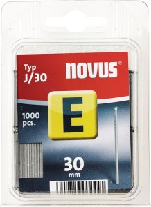 Gwóźdź E typ J długość 30 mm szerokość drutu 1,20 mm z głowicą 1000 szt./kart. N