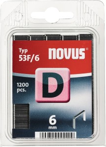 Zszywka z drutu płaskiego typ D 53 F szerokość klamry 11,3 mm 6 mm 1,25 mm 1200