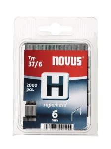Zszywka z cienkiego drutu typ H 37 szerokość klamry 10,6 mm 6 mm 0,75 mm szczegó