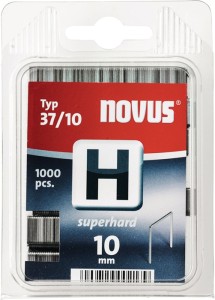 Zszywka z cienkiego drutu typ H 37 szerokość klamry 10,6 mm 10 mm 0,75 mm szczeg