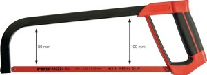 Oprawka piły do metalu szer. 32100 brzeszczot 300 mm 24 zęby/cal uchwyt komf. D