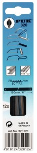 Brzeszczot do metalu 320 długość 150 mm liczba zębów na cal 50 1-stronny 12 sztu