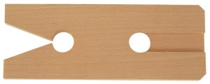 Deska do ścinania liści dł. 170 x szer. 65 mm z buku heblowany / szlifowany