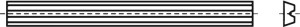 Nóż dwustronny HW-WP długość 82 mm szer. 5,5 mm gr. 1,1 mm HW-B20 pasuje do elek