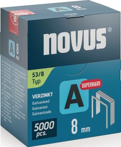 Zszywka z cienkiego drutu typ A 53 szerokość klamry 11,3 mm 8 mm 0,75 mm szczegó