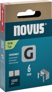 Zszywka z drutu płaskiego typ G 11 szerokość 10,6 x długość 6 mm szerokość drutu