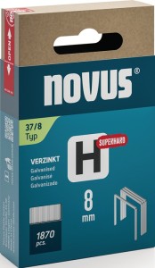 Zszywka z cienkiego drutu typ H 37 szerokość klamry 10,6 mm 8 mm 0,75 mm szczegó