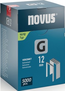 Zszywka z drutu płaskiego typ G 11 szer. 10,6 x dł. 12 mm szerokość drutu 1,25 m