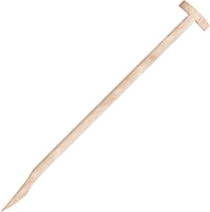 Trzonek do szpadla DIN 20152 długość 950 mm śred. 41 mm jesion u. teowy, p. odgi