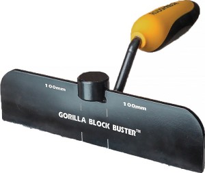 Gilotyna GORILLA BLOCK BUSTER BOLSTER szerokość 230 mm ciężar 900 g PEDDINGHAUS