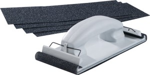 Zestaw do szlifowania ręcznego długość 210 mm szerokość 105 mm 5-częśc. uziarnie