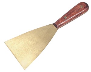 Szpachelka mosiężna szer. 60 mm grubość arkusza 2 mm szczególnie stabilna nieisk