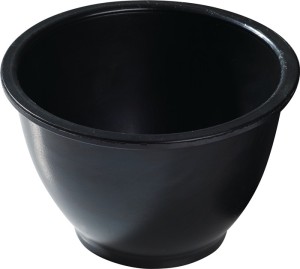 Miseczka do gipsu wys. 90 mm śred. góra:125 / dół: 60 mm stożkowy guma czarna