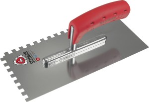 Kielnia do wygładzania długość 280 mm szerokość 130 mm uzębienie 8x8 nierdz. z r