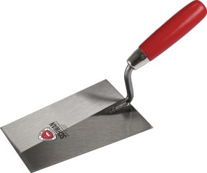 Kielnia murarska trójkątna długość 275 mm szerokość 105 mm rękojeść drewniana, s