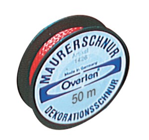 Sznurek do układania glazury 50 m 10 kg czerwony OVERMANN
