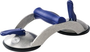 Przyssawka blue line udźwig 70 kg śred. głowicy 120 mm 2 głowice aluminium VERIB