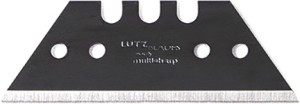 Ostrze trapezowe multisharp dł. 52 x szer. 18,7 x gr. 0,65 mm z otworami 10 sztu