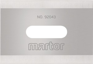 Ostrze nr 92043 długość 26 mm szerokość 18,5 mm grubość 0,4 mm 10 szt./dozownik