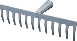 Grabie uliczne szerokość robocza 295 mm długość wideł 55 mm, 12 zębów z obsadką