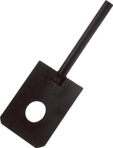 Łopata do wapna długość 1110 mm czarna IDEAL