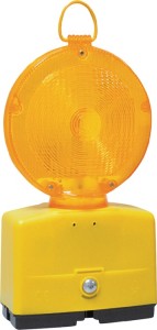 Lampa budowlana ostrzegawcza Nitra LED żółty obrotowa głowica lampy NISSEN