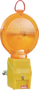 Lampa budowlana ostrzegawcza MonoLight LED czerwony obrotowa głowica lampy NISSE
