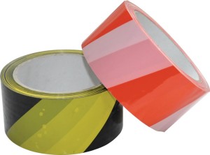 Taśma klejąca nadruk bez sz. 50 mm długość 66 m czarno/żółta MULTICOLL