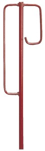 Pręt do zawieszania kabli model berliński 1250 x 12 mm model berliński czerwony