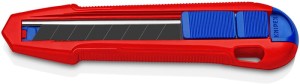 Nóż z łamanym ostrzem CutiX® szerokość ostrza 18 mm długość 165 mm magnez KNIPEX
