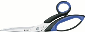 Nożyczki uniwersalne 200 mm z uchami 2-komp. czarny/szary KRETZER