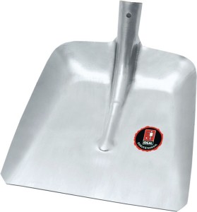 Łopata do piachu SILVER wielkość 9 380 x 380 mm blacha stalowa IDEAL
