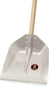 Łopata do piachu FAVORIT wielkość 9 380 x 380 mm blacha aluminiowa IDEAL