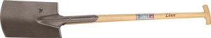 Szpadel budowlany LÖWE 285 x 185 / 180 mm wielkość 2 kształt ogrodniczy z oparci