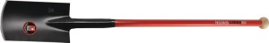 Łopata 280 x 190 / 180 mm wielkość 2 standard trz. rury stal. z gałk. z dr. twar