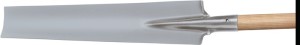 Szpadel drenarski GLORIA 550 x 125 / 90 mm wielkość 2 850 mm oparcie pod stopę I