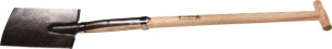 Szpadel wymiar tarczy 285 x 180 mm wielkość 2 z trzonkiem T długość trzonka 950