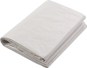 Plandeka do ogrodzeń budowlanych PE biały 140 g/m² długość 1,76 m, szerokość 3,4
