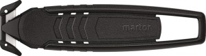 Nóż bezpieczny dł. 142,4 mm szer. 11 mm wys. 38,7 mm głębokość cięcia 6,2 mm MAR