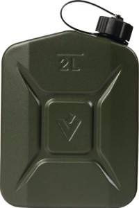 Kanister na paliwo Proper 2 l zielony matowy 0,6 mm dł. x szer. 170 x wys. 246 m